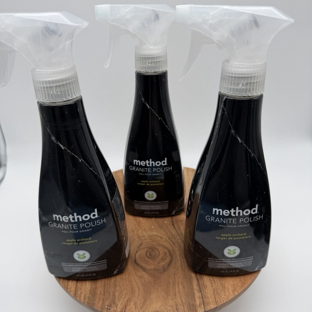 Method Granite Polish Apple Orchard 14oz 3-Pack Marble Quartz NEW